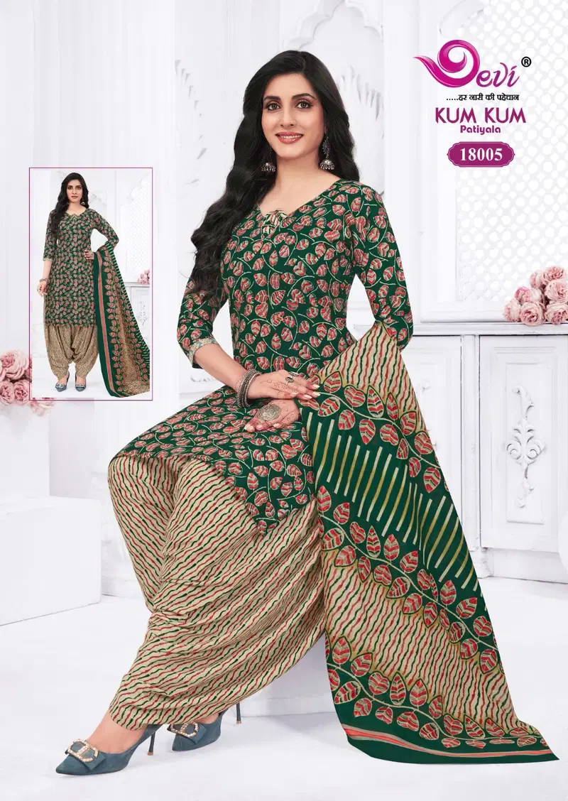 Kumkum Vol 18 By Devi Indo Cotton Printed Readymade Dress Exporters In India